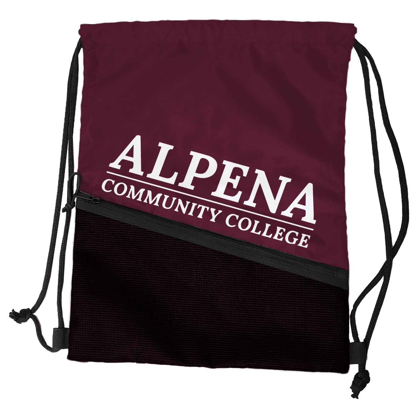 Alpena Community College Tilt Backsack - Logo Brands