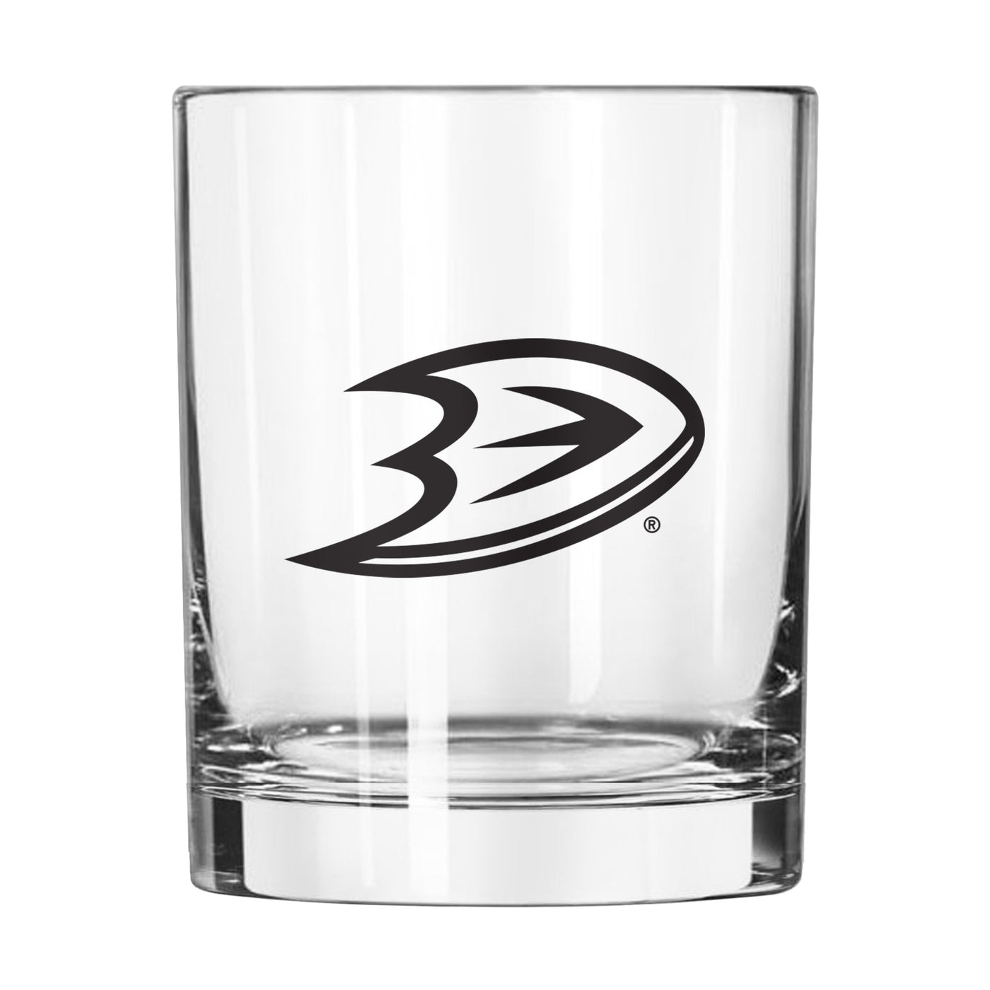 Anaheim Ducks 14oz Gameday Rocks Glass - Logo Brands
