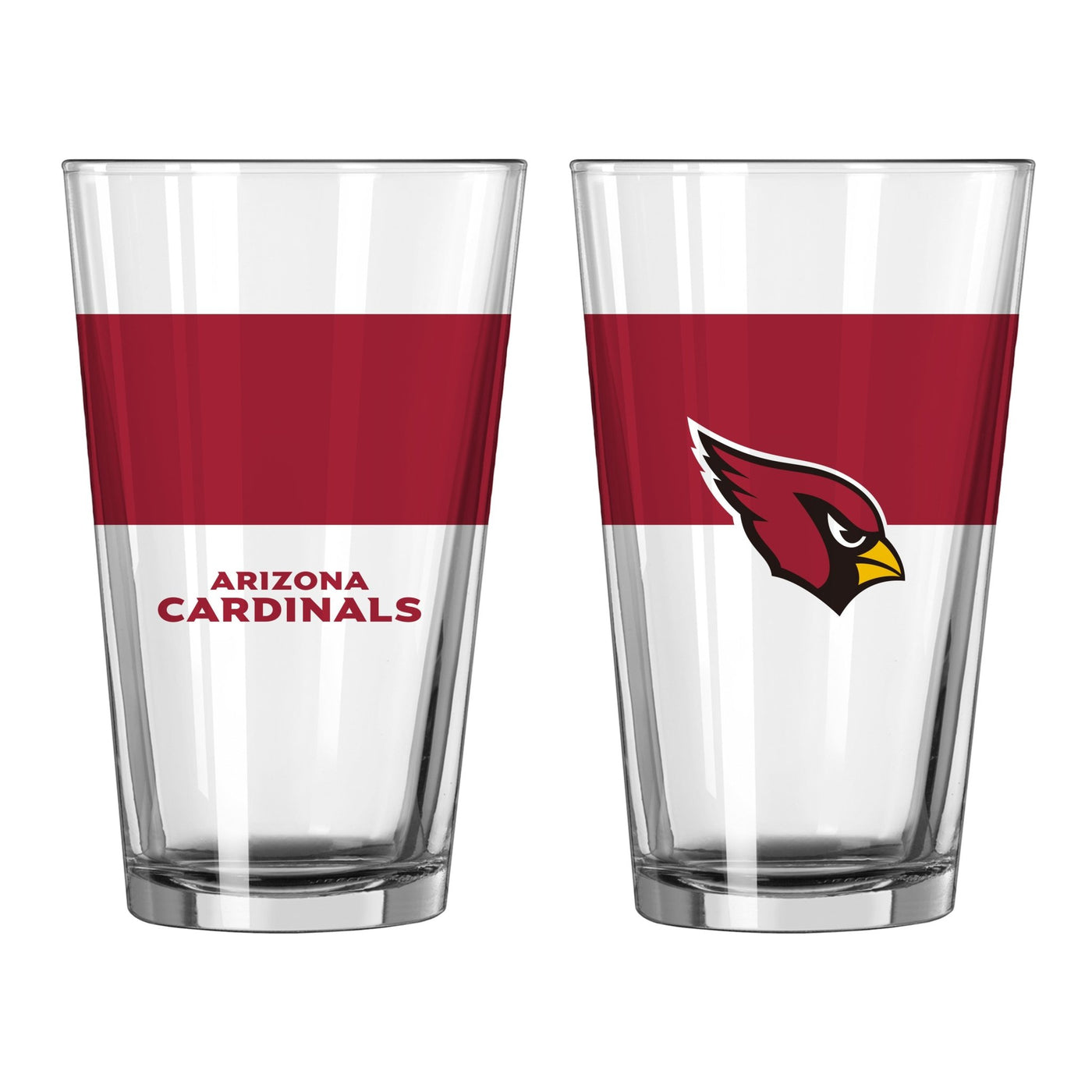 Arizona Cardinals 16oz Colorblock Pint Glass - Logo Brands