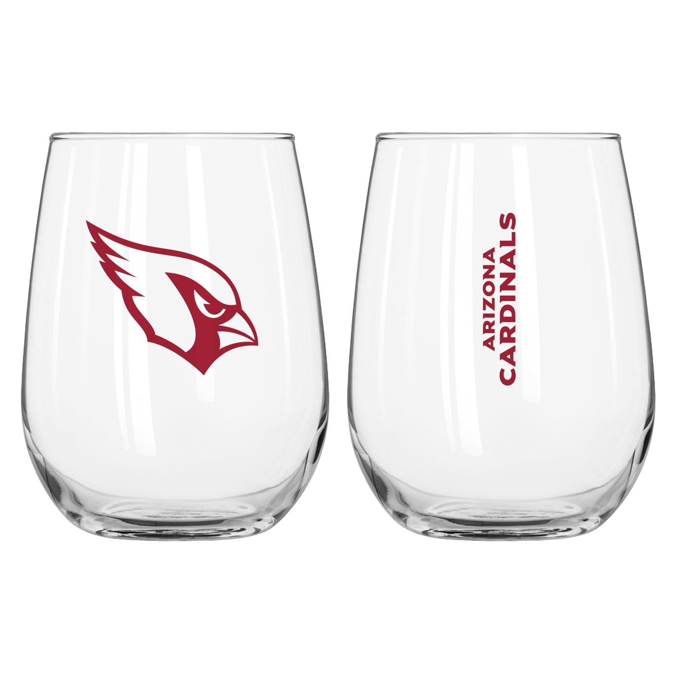 Arizona Cardinals 16oz Gameday Curved Beverage Glass - Logo Brands