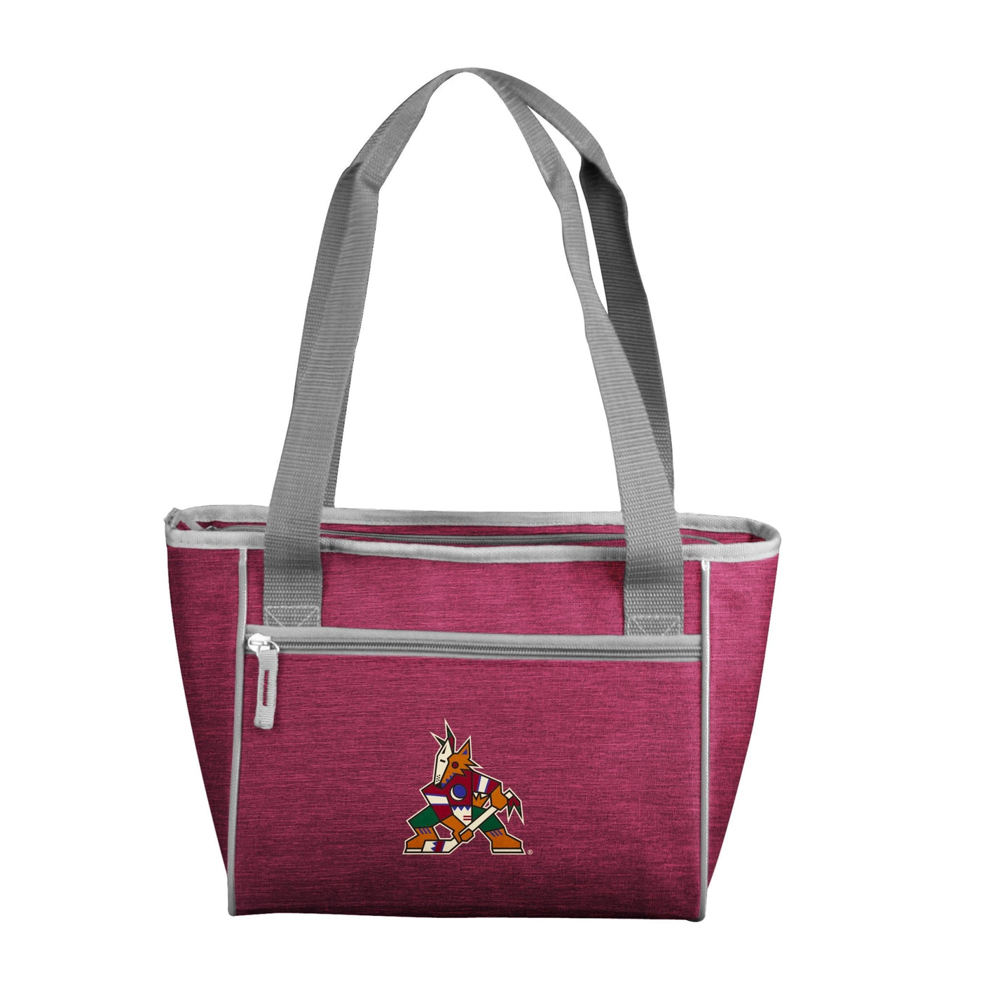 Arizona Coyotes Crosshatch 16 Can Cooler Tote - Logo Brands