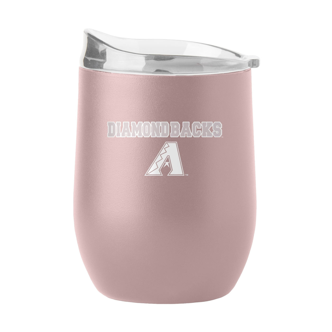 Arizona Diamondbacks 16oz Stencil Powder Coat Curved Beverage - Logo Brands