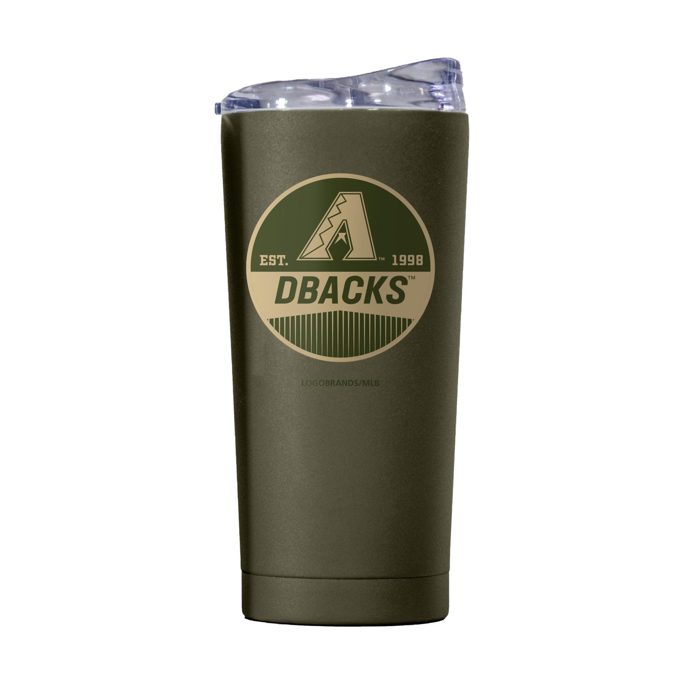 Arizona Diamondbacks 20oz Badge Powder Coat Tumbler - Logo Brands