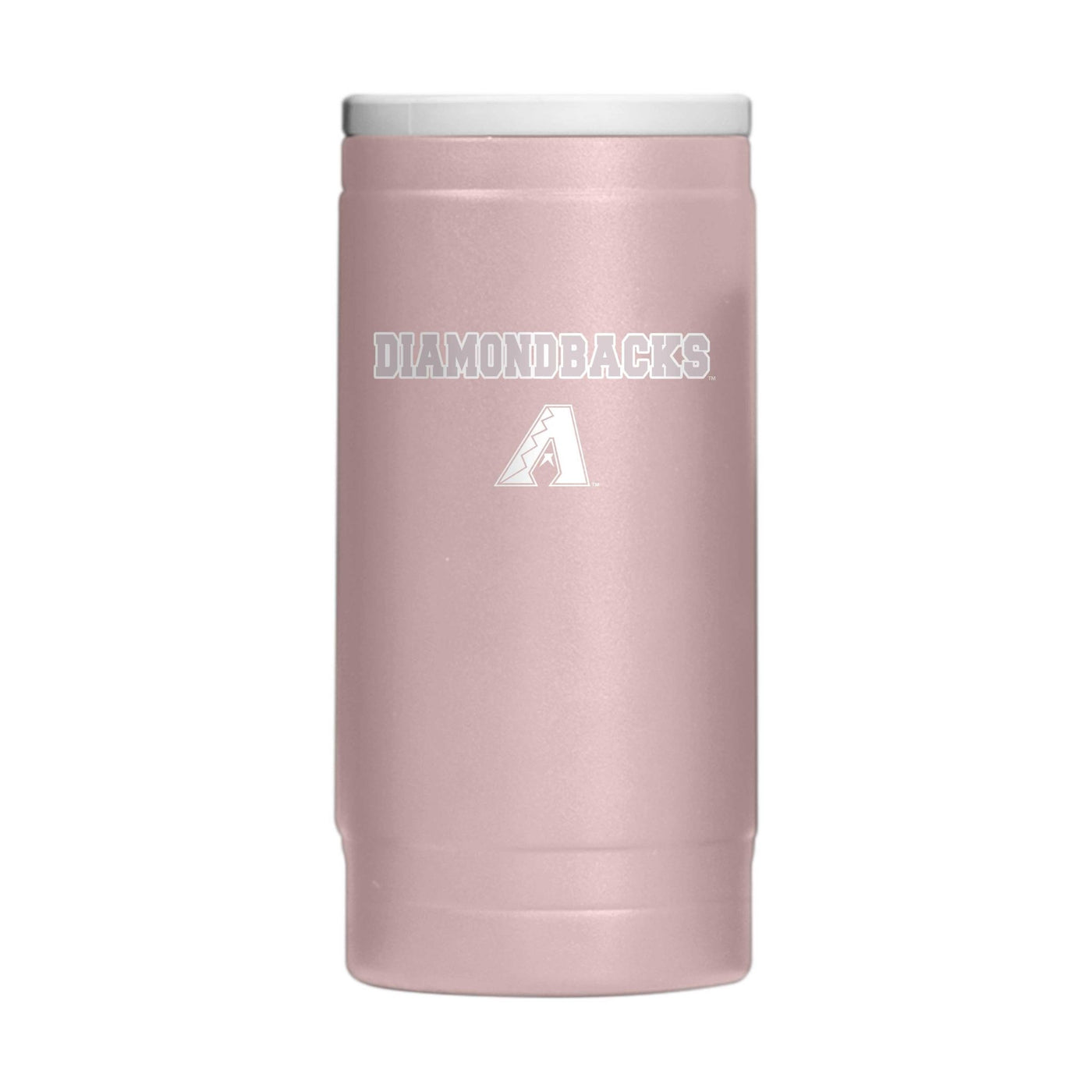 Arizona Diamondbacks Stencil Powder Coat Slim Can Coolie - Logo Brands
