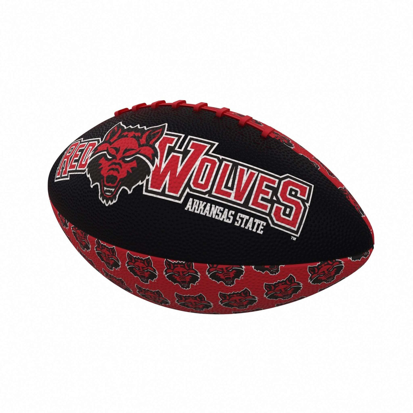 Arkansas State Mini-Size Rubber Football - Logo Brands