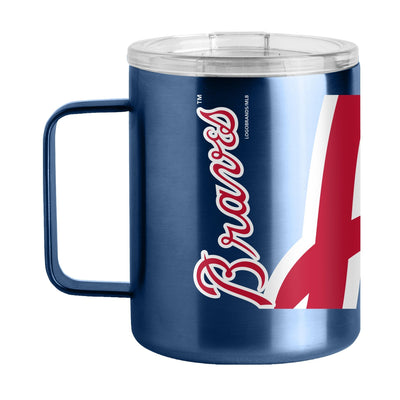 Atlanta Braves 15oz Hype Stainless Mug - Logo Brands