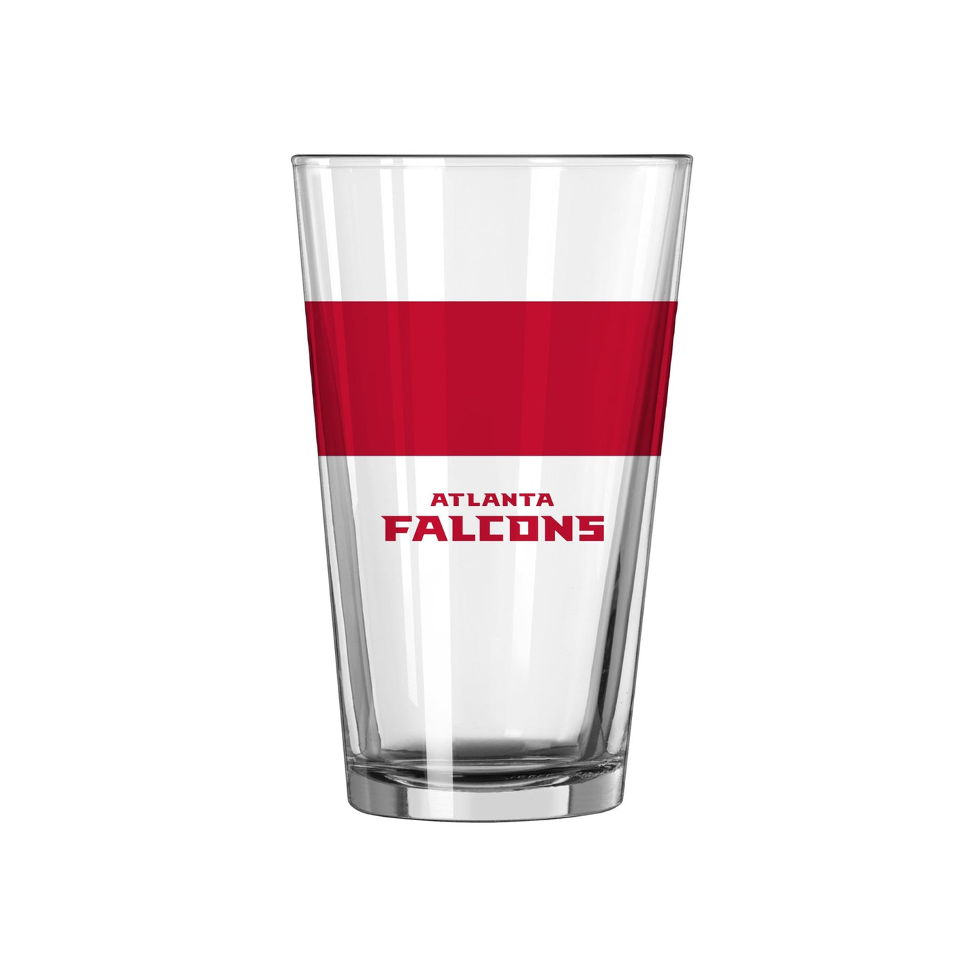 Atlanta Falcons 16oz Colorblock Pint Glass - Logo Brands