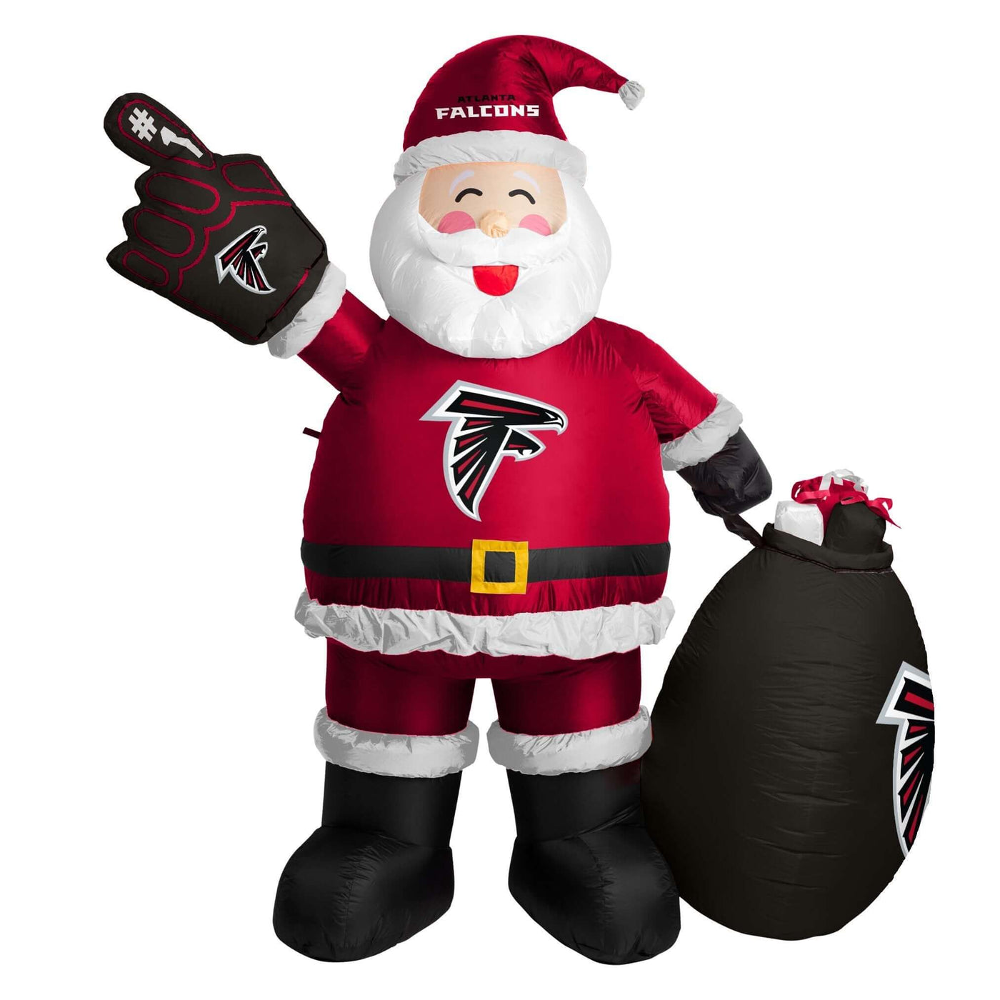 Atlanta Falcons Santa Clause Yard Inflatable - Logo Brands
