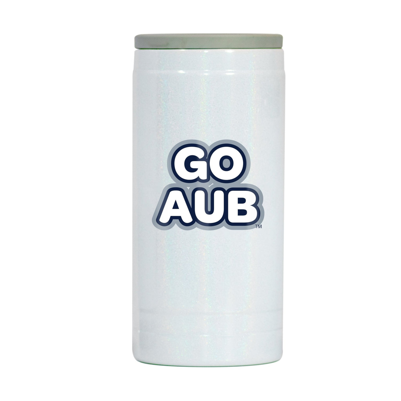 Auburn 12oz Bubble Iridescent Slim Coolie - Logo Brands