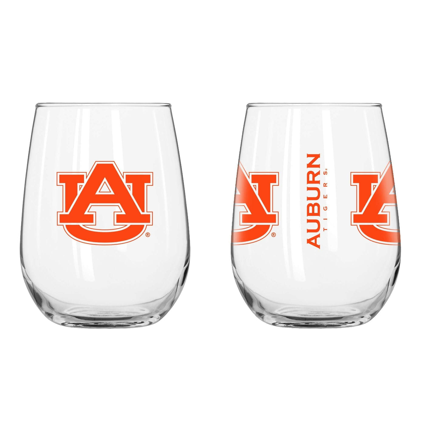 Auburn 16oz Gameday Curved Beverage Glass - Logo Brands