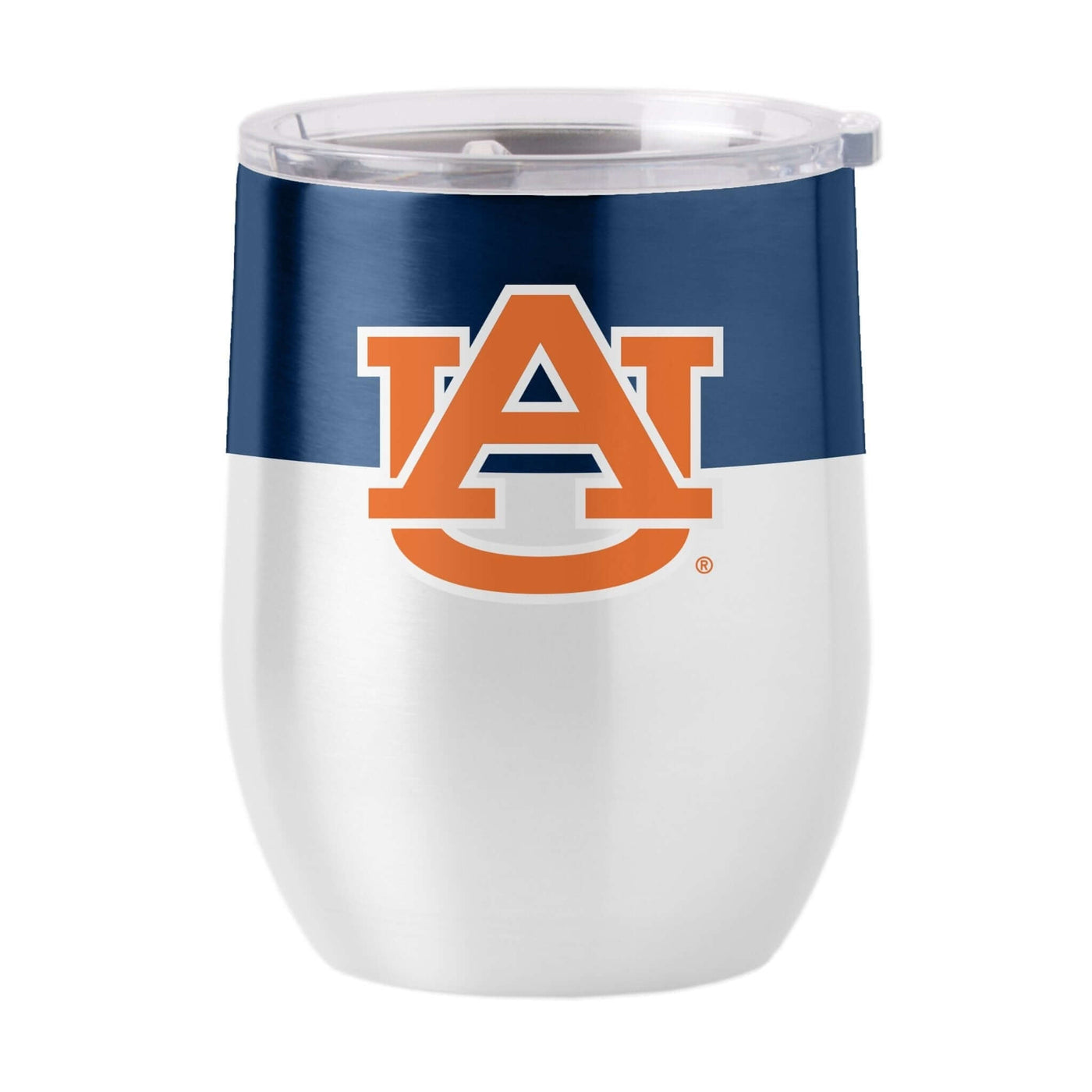 Auburn Colorblock 16oz Stainless Curved Beverage - Logo Brands