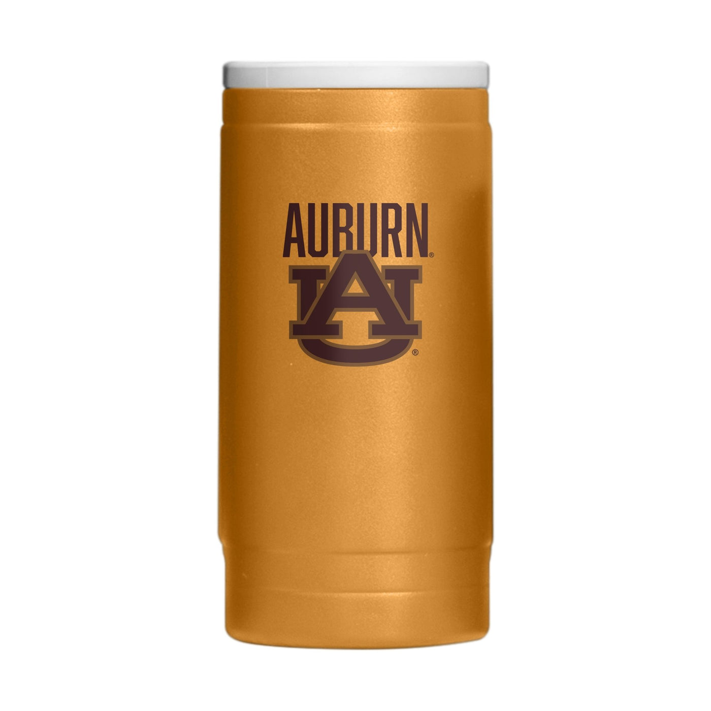 Auburn Huddle Powder Coat Slim Can Coolie - Logo Brands