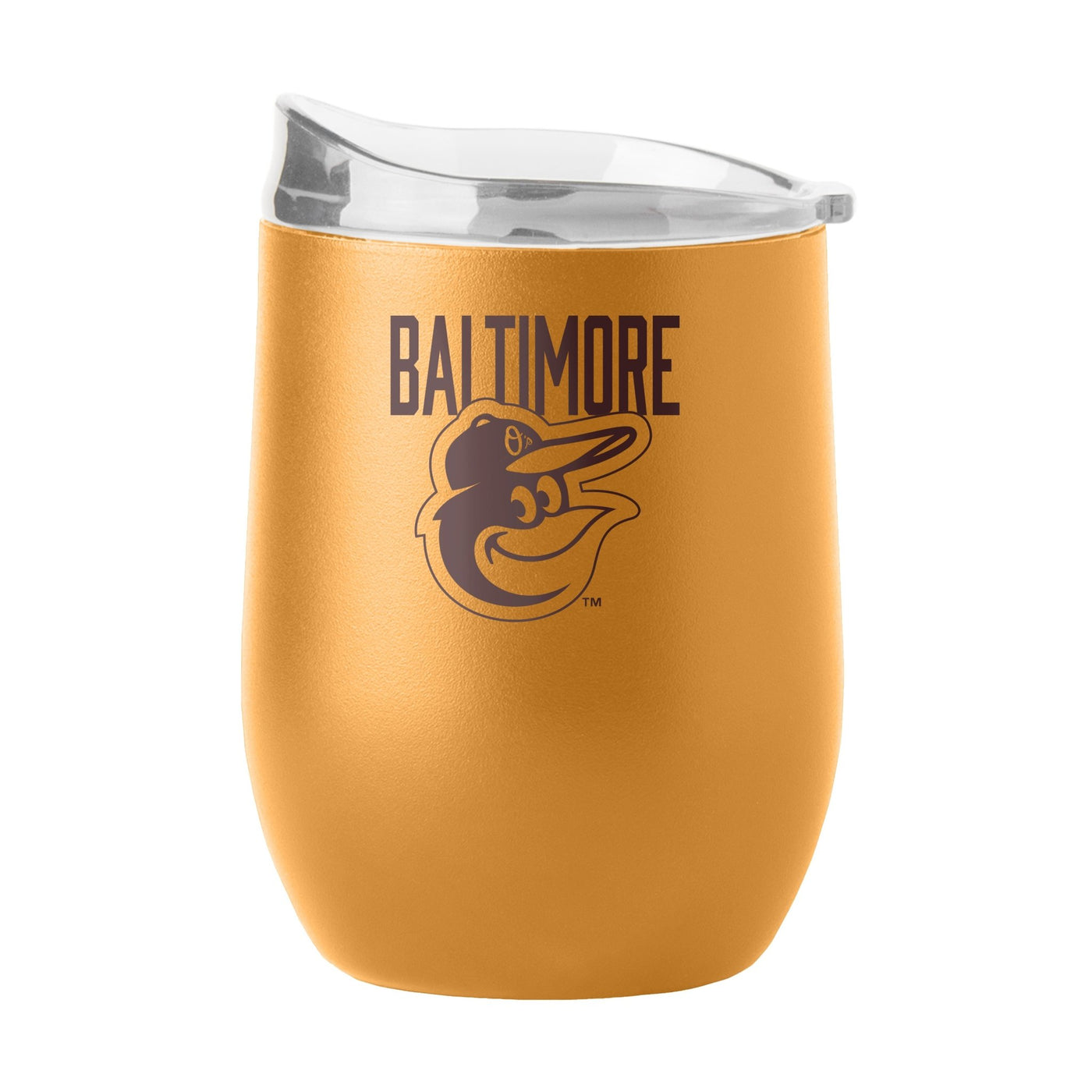 Baltimore Orioles 16oz Huddle Powder Coat Curved Beverage - Logo Brands