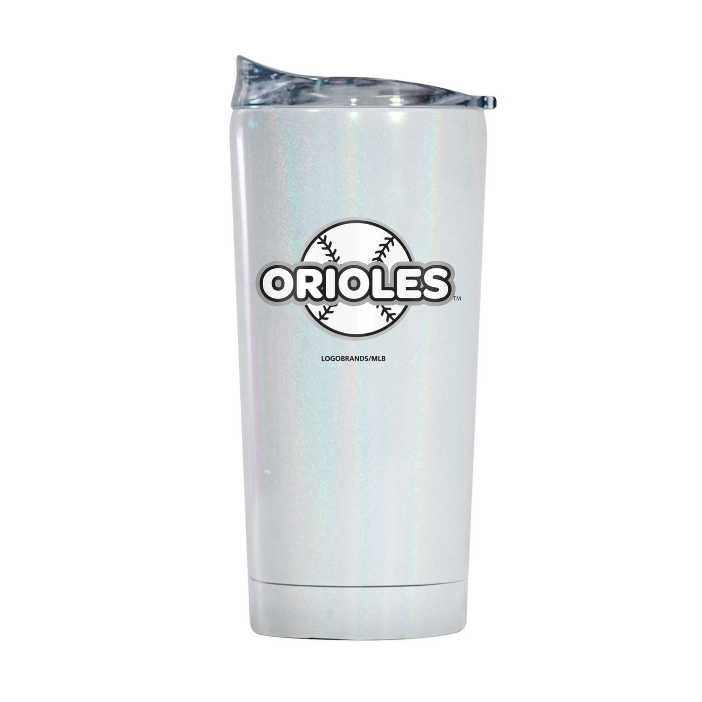 Baltimore Orioles 20oz Bubble Iridescent Tumbler - Logo Brands