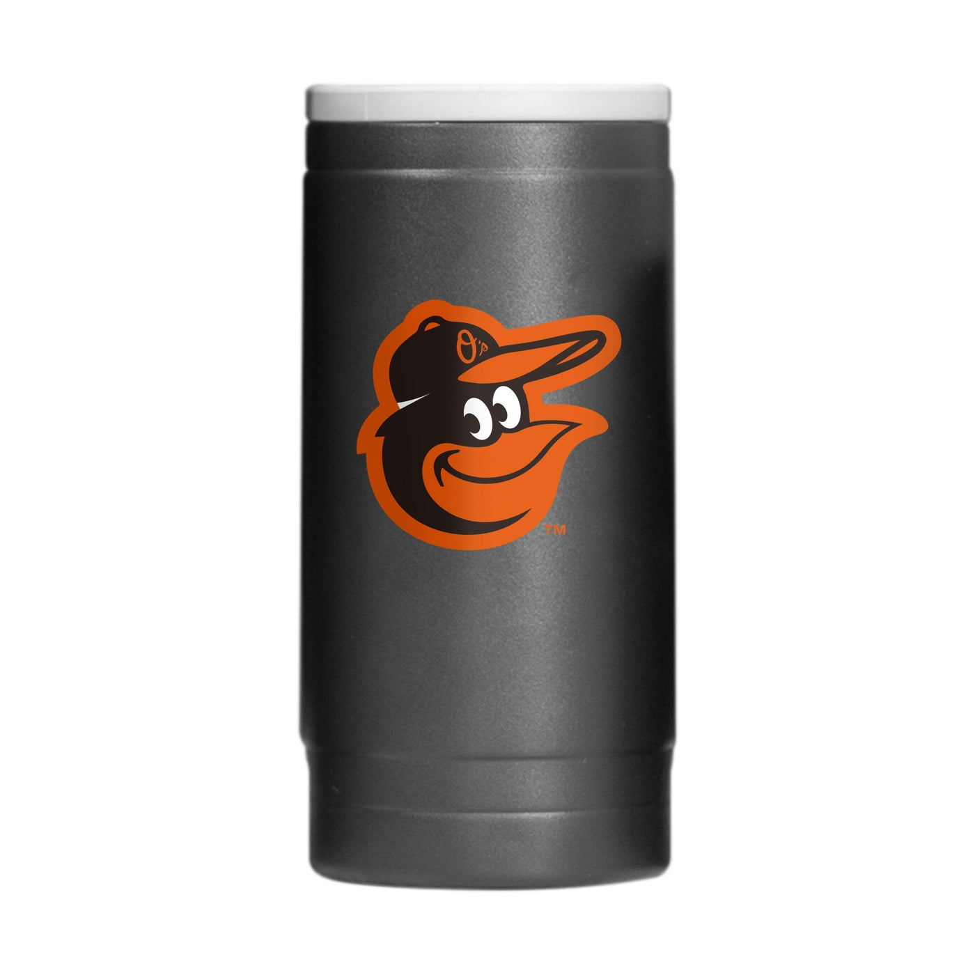 Baltimore Orioles Flipside Powder Coat Slim Can Coolie - Logo Brands