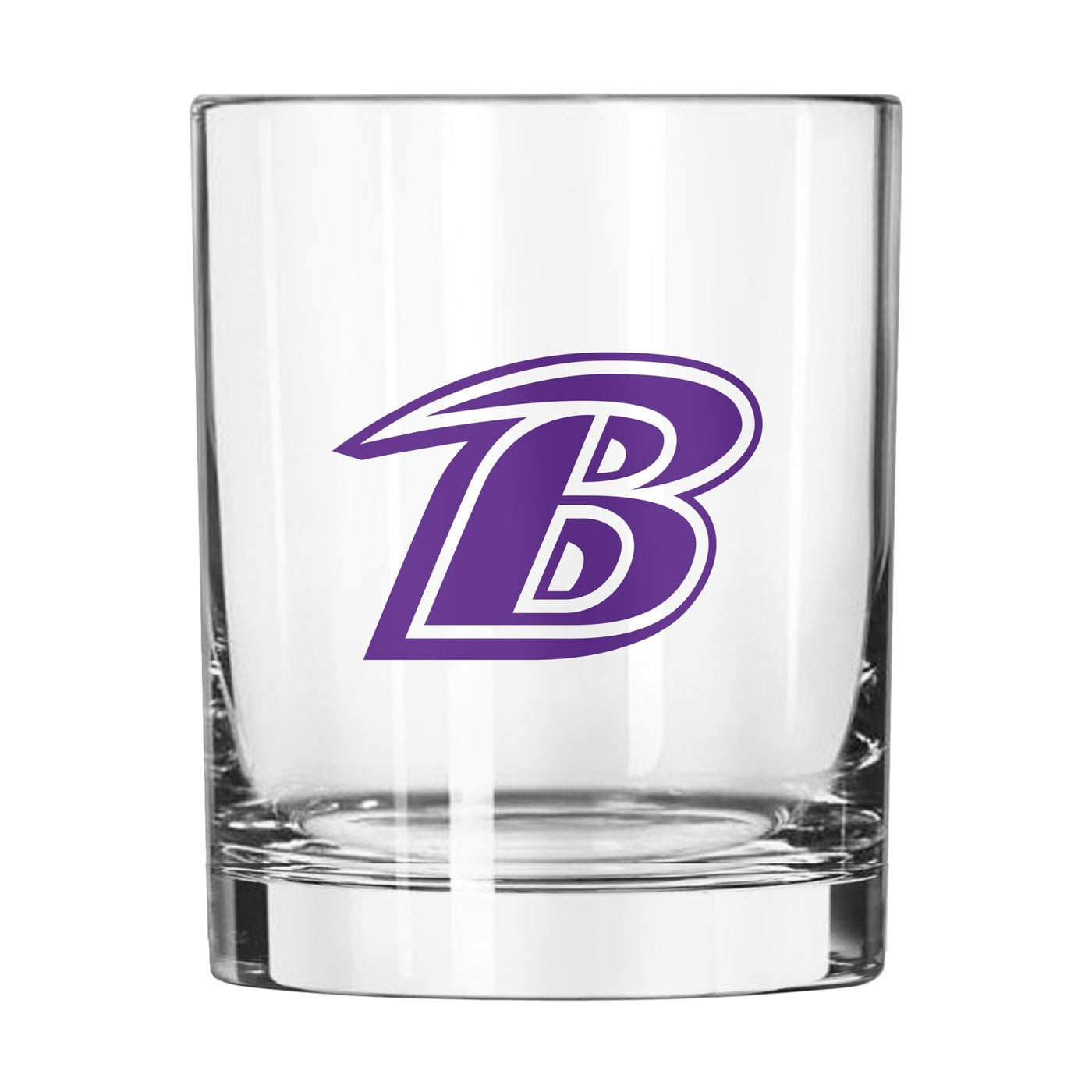 Baltimore Ravens 14oz Gameday Rocks Glass - Logo Brands
