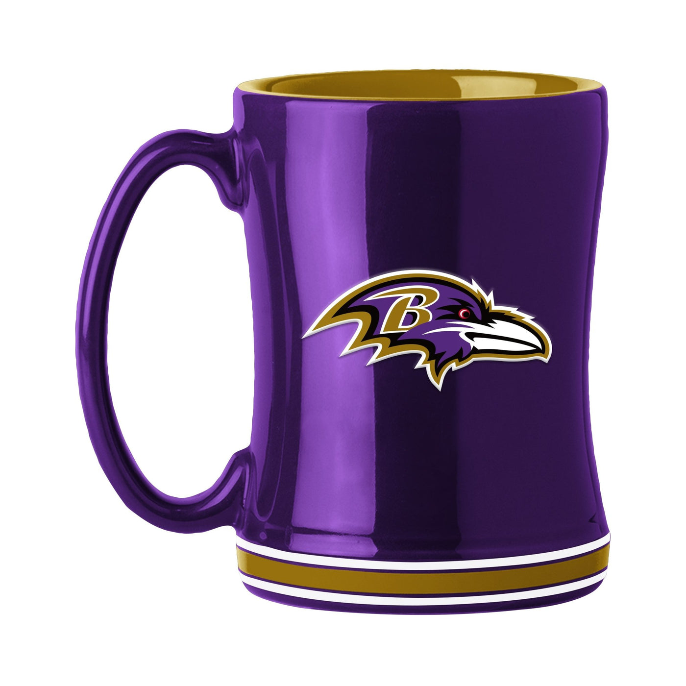 Baltimore Ravens 14oz Relief Mug - Logo Brands