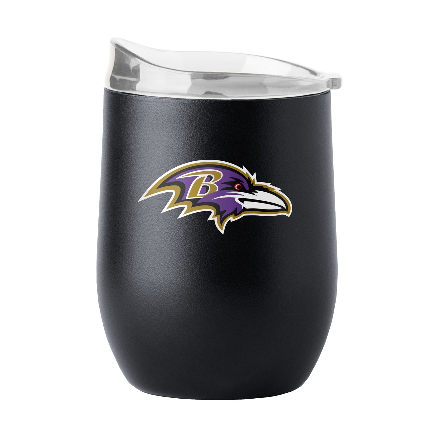 Baltimore Ravens 16oz Flipside Powder Coat Curved Beverage - Logo Brands