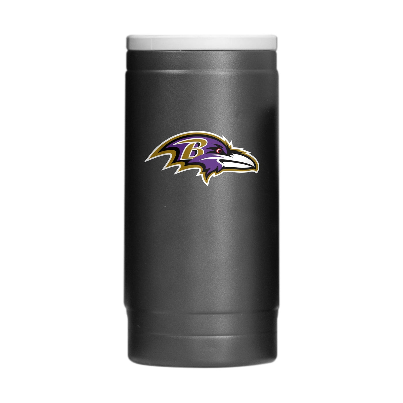 Baltimore Ravens Flipside Powder Coat Slim Can Coolie - Logo Brands