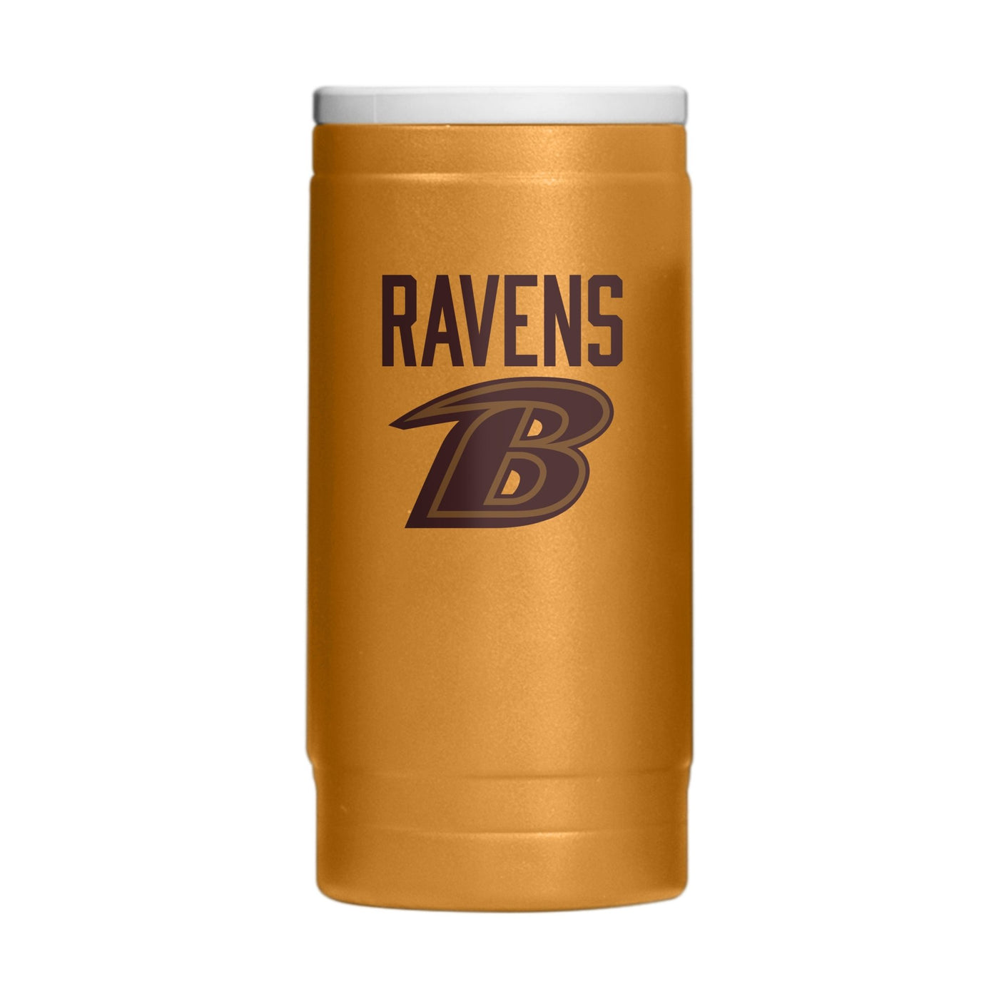 Baltimore Ravens Huddle Powder Coat Slim Can Coolie - Logo Brands