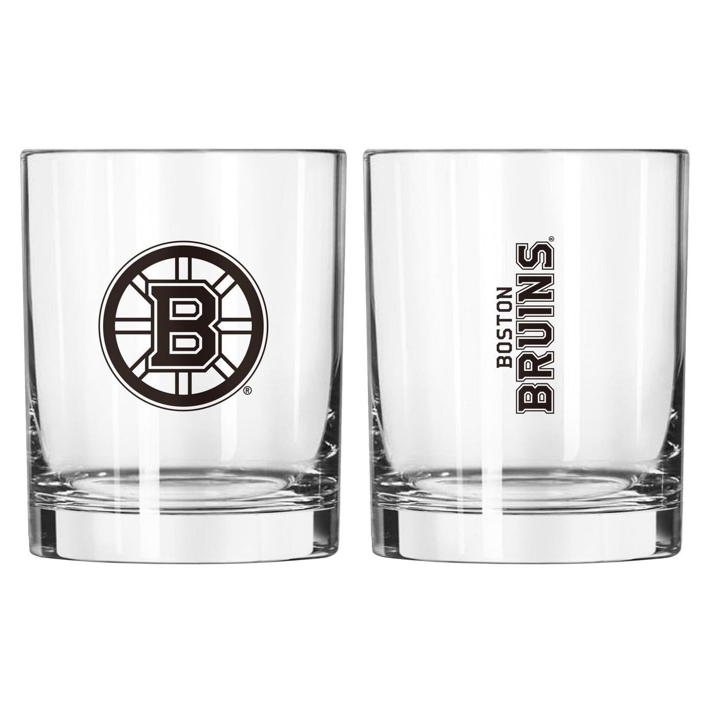 Boston Bruins 14oz Gameday Rocks Glass - Logo Brands