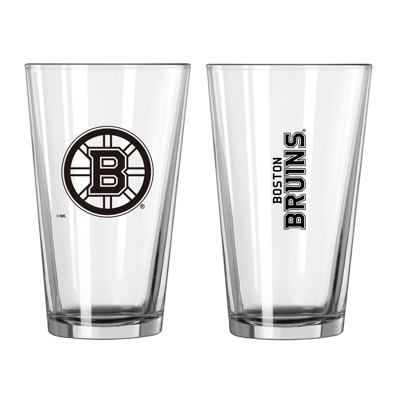 Boston Bruins 16oz Gameday Pint Glass - Logo Brands