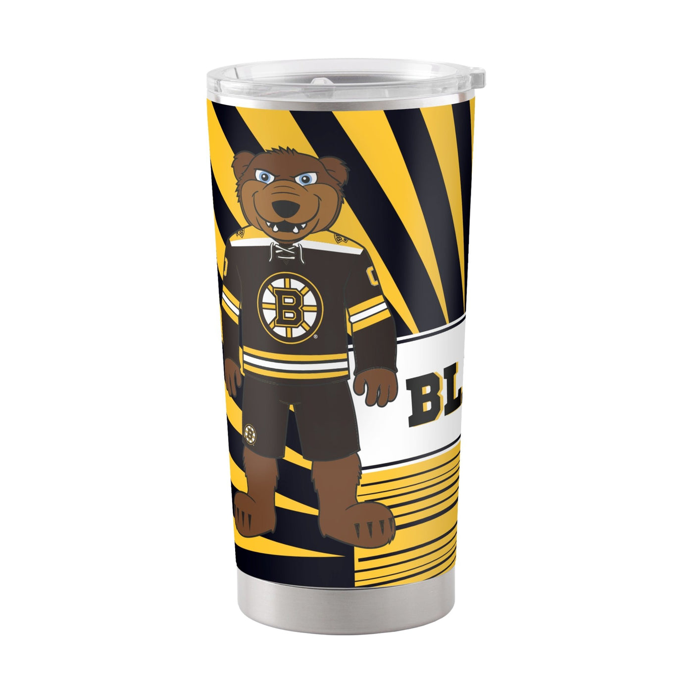 Boston Bruins 20oz Mascot Stainless Steel Tumbler - Logo Brands