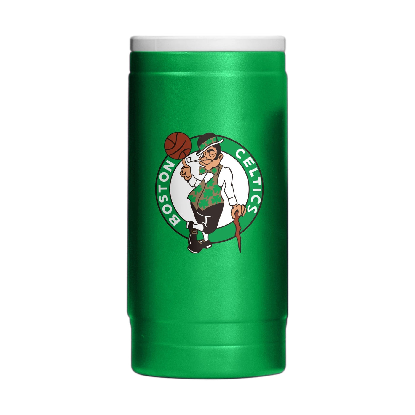 Boston Celtics 12oz Flipside Powdercoat SlimCan Coolie - Logo Brands