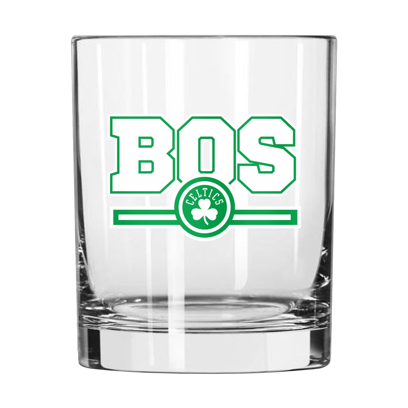 Boston Celtics 14oz Letterman Rocks Glass - Logo Brands