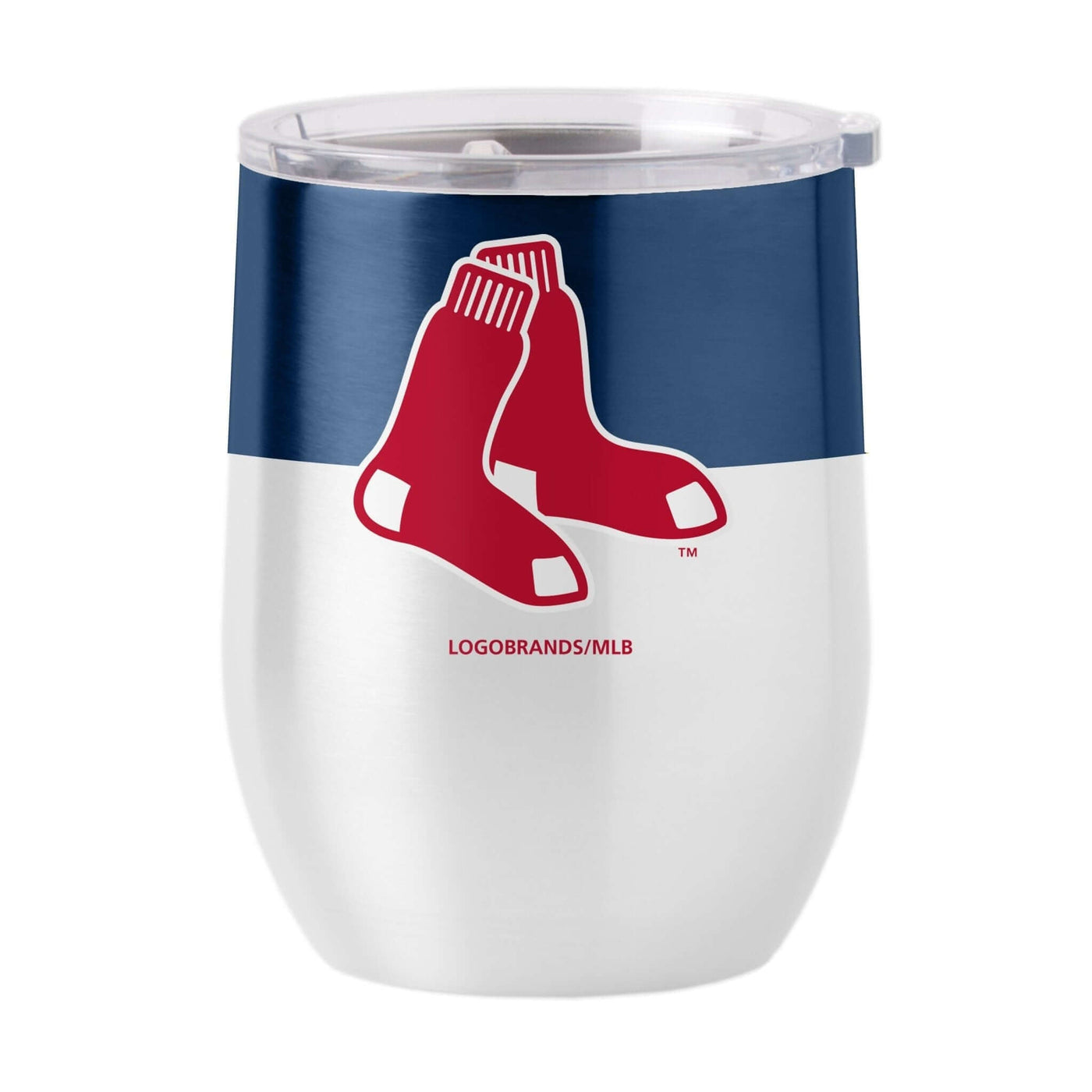 Boston Red Sox Colorblock 16oz Curved Beverage - Logo Brands