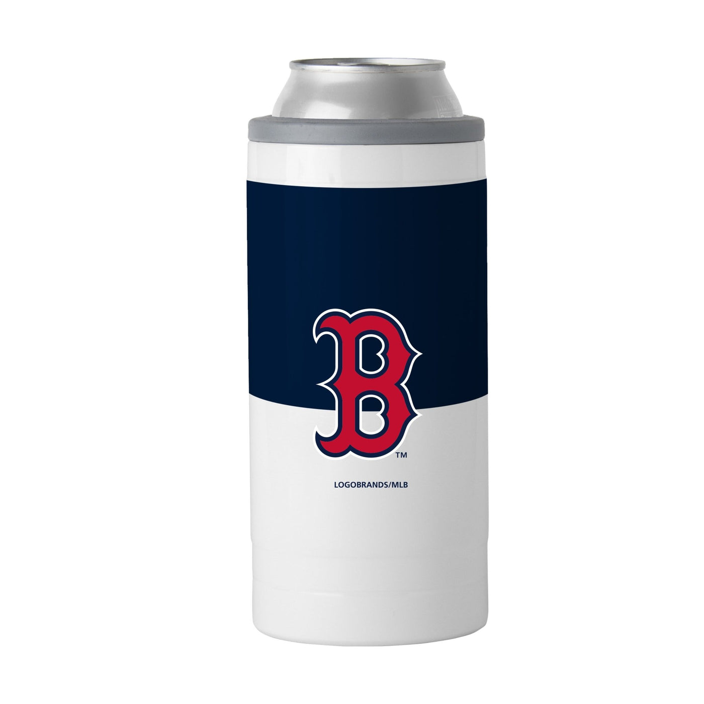 Boston Red Sox Slim Colorblock Can Coolie - Logo Brands