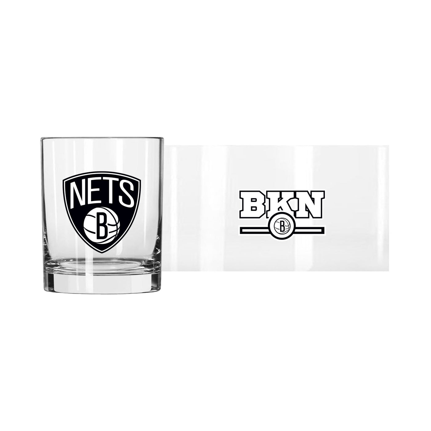 Brooklyn Nets 14oz Letterman Rocks Glass - Logo Brands