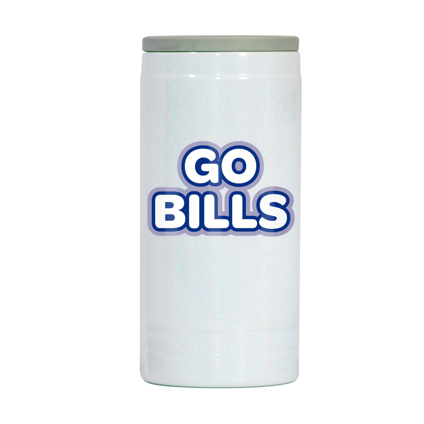 Buffalo Bills 12oz Bubble Iridescent Slim Coolie - Logo Brands