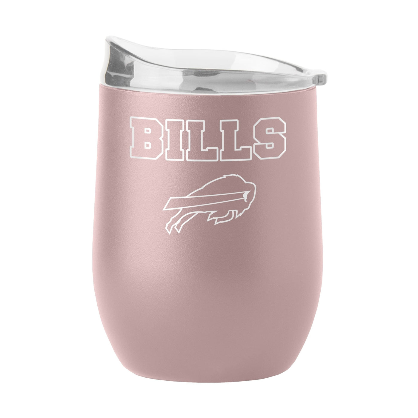 Buffalo Bills 16oz Stencil Powder Coat Curved Beverage - Logo Brands