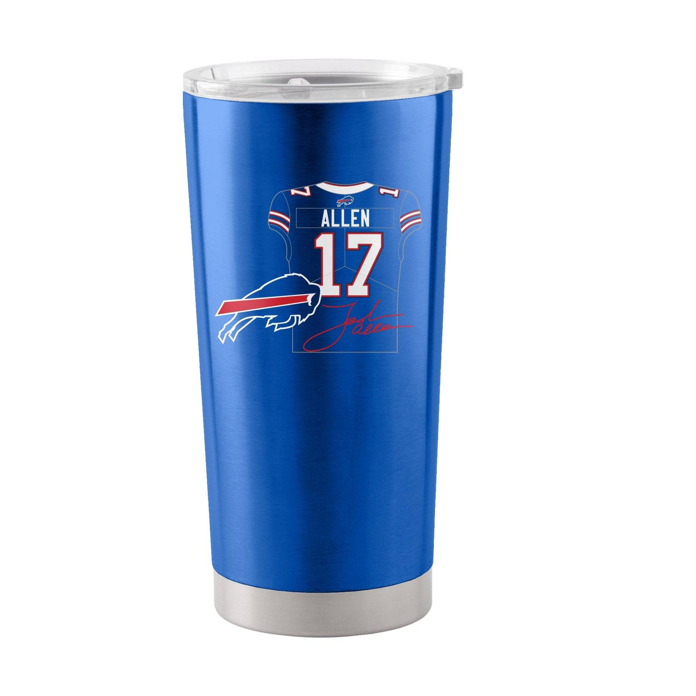 Buffalo Bills Josh Allen 20oz Stainless Steel Tumbler - Logo Brands