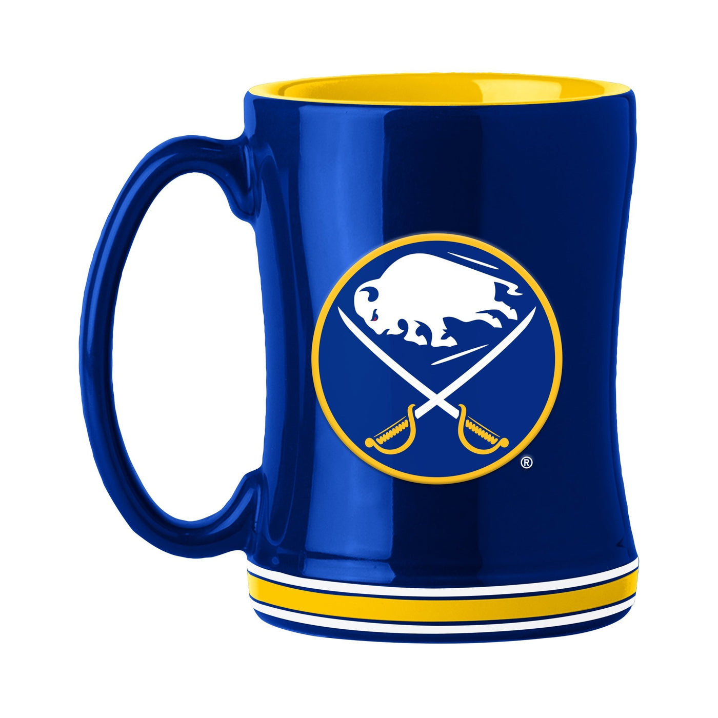 Buffalo Sabres 14oz Relief Sculpted Mug - Logo Brands