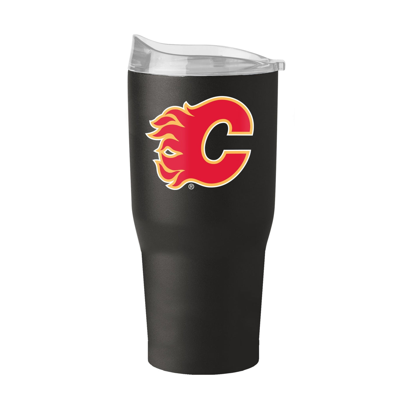 Calgary Flames 30oz Powder Coat Tumbler - Logo Brands
