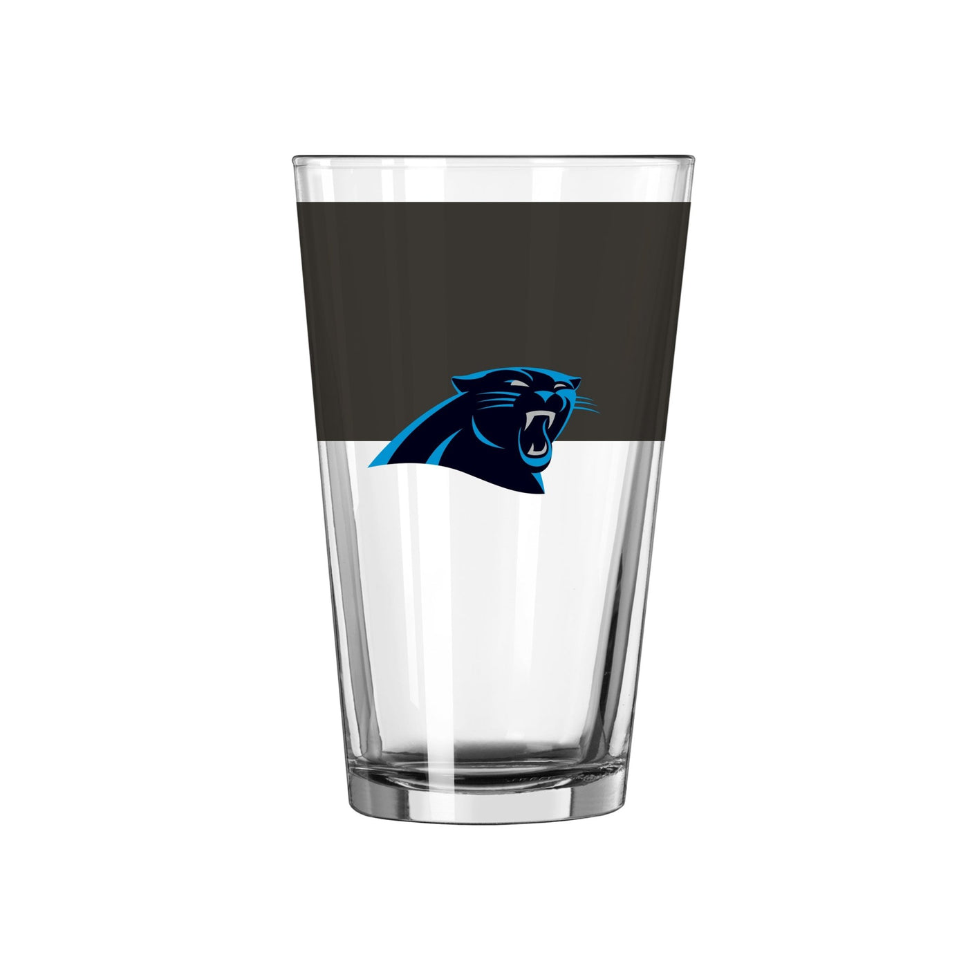 Carolina Panthers 16oz Colorblock Pint Glass - Logo Brands