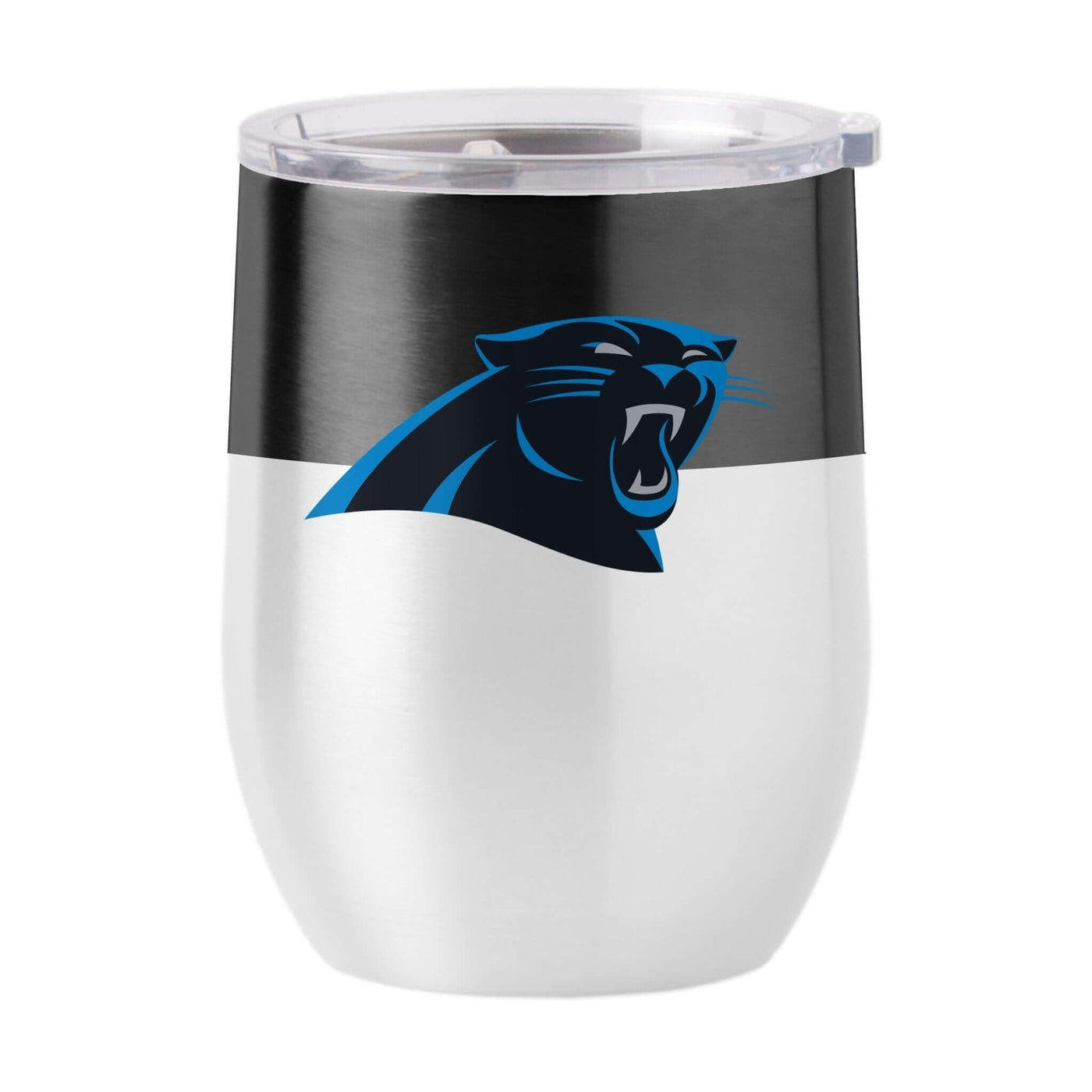 Carolina Panthers 16oz Colorblock Stainless Curved Beverage - Logo Brands