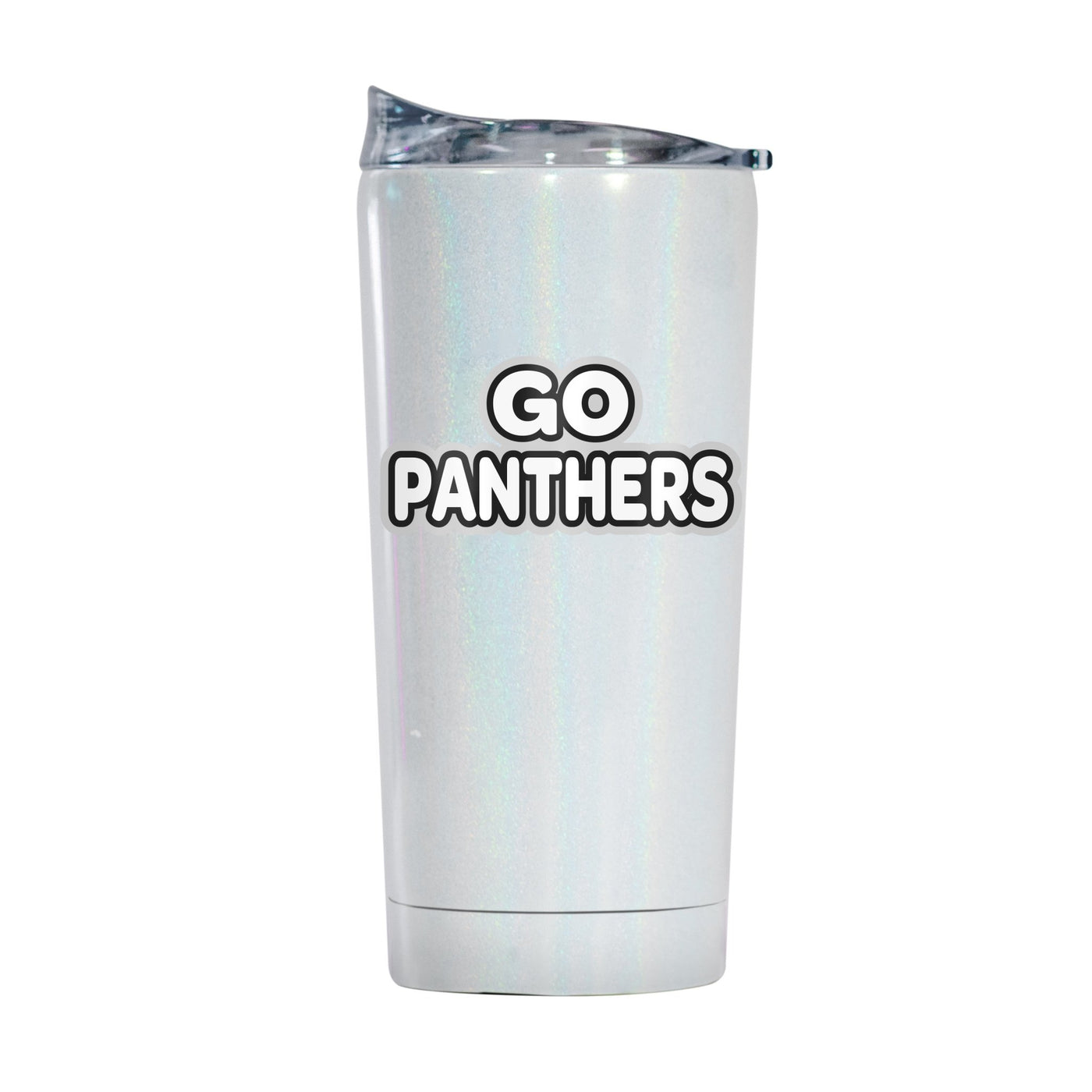 Carolina Panthers 20oz Bubble Iridescent Tumbler - Logo Brands