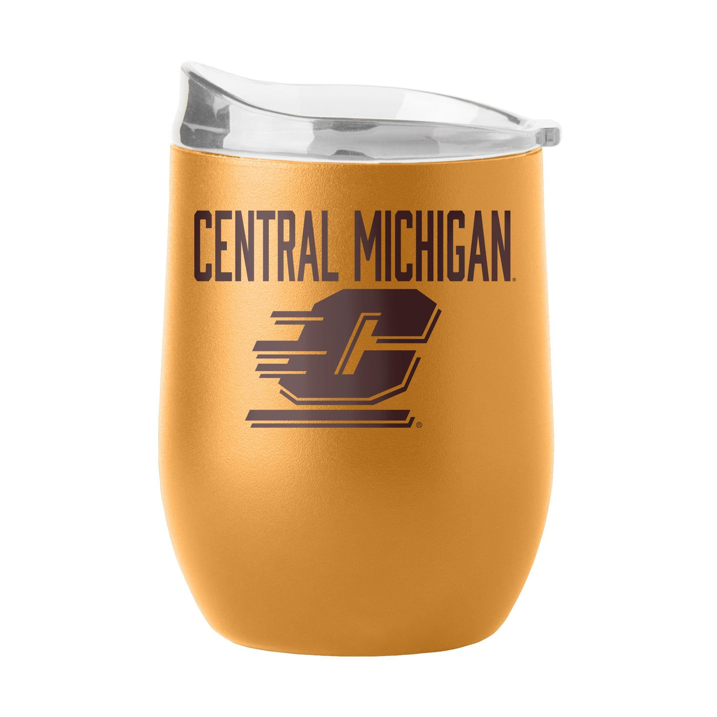 Central Michigan 16oz Huddle Powder Coat Curved Bev - Logo Brands