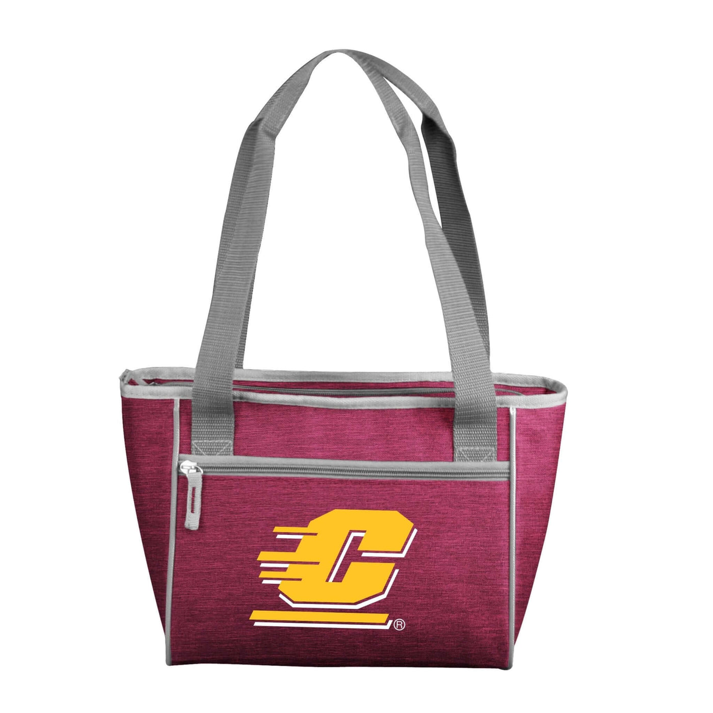 Central Michigan Crosshatch 16 Can Cooler Tote - Logo Brands