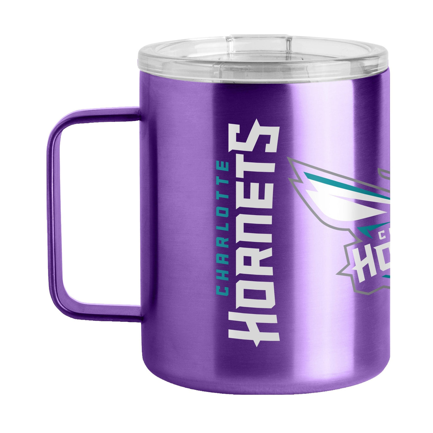 Charlotte Hornets 15oz Hype Stainless Steel Mug - Logo Brands