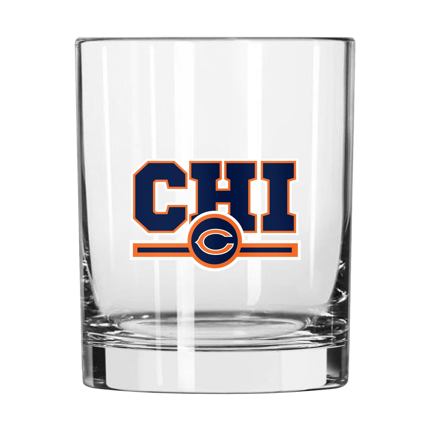 Chicago Bears 14oz Letterman Rock Glass - Logo Brands