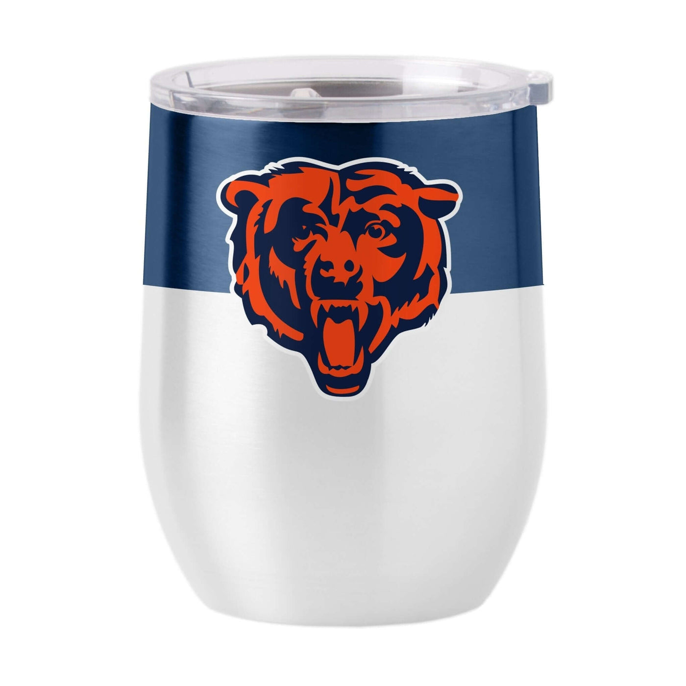 Chicago Bears 16oz Colorblock Stainless Curved Beverage - Logo Brands