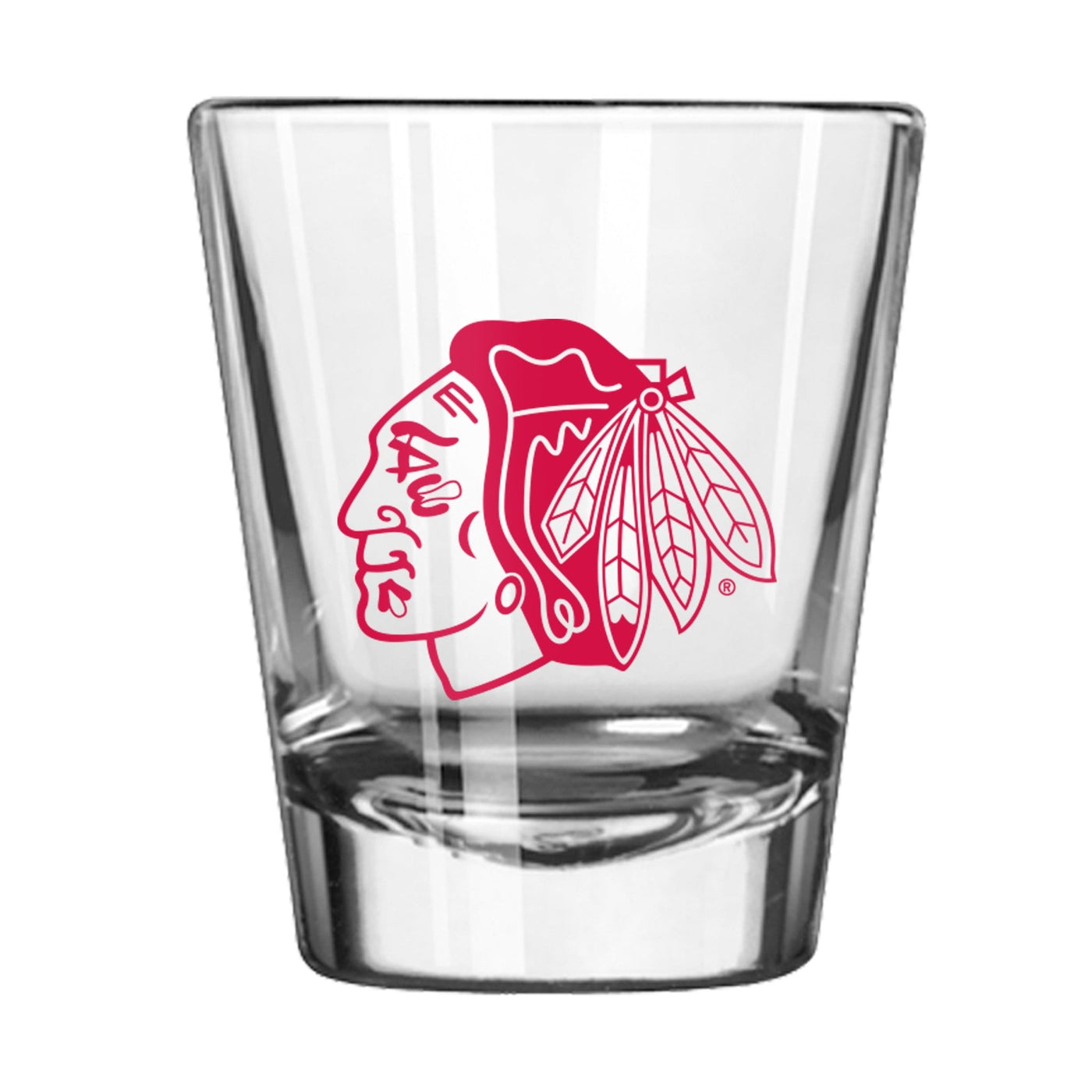 Chicago Blackhawks 2oz Gameday Shot Glass - Logo Brands