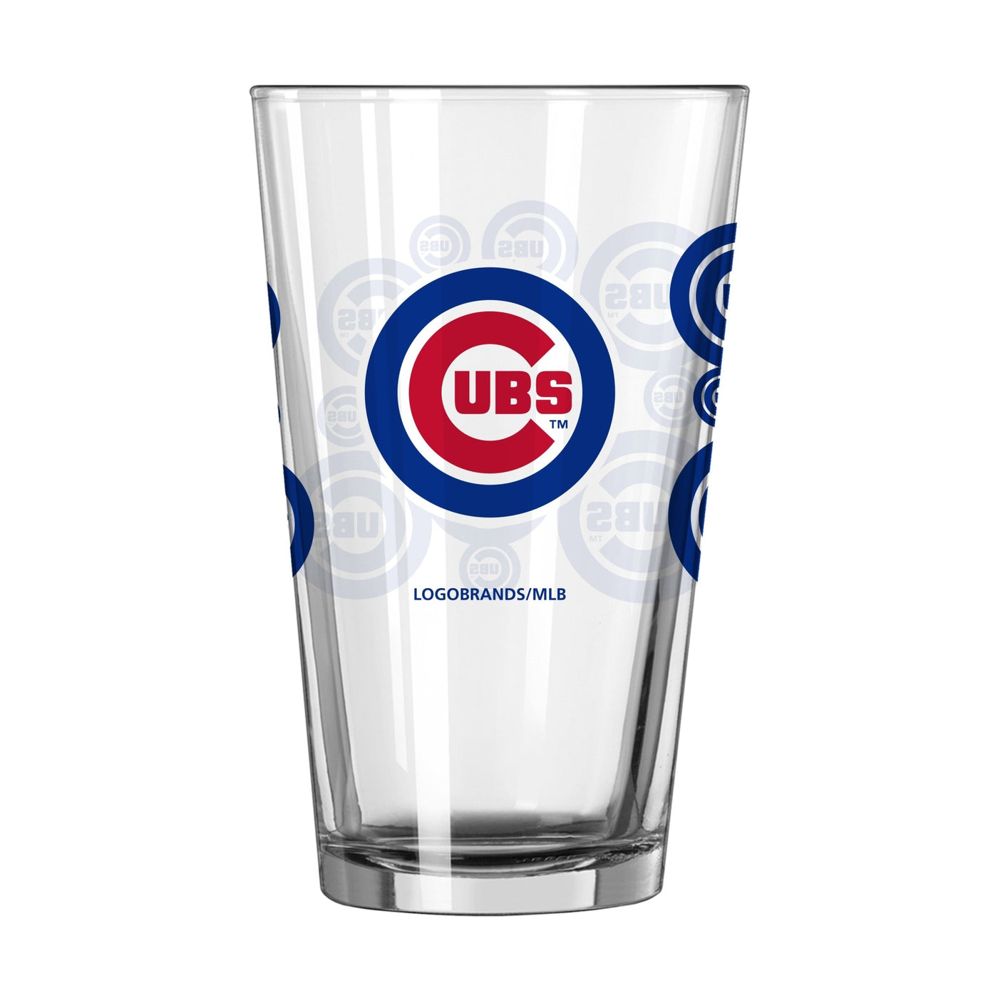 Chicago Cubs 16oz Scatter Pint Glass - Logo Brands