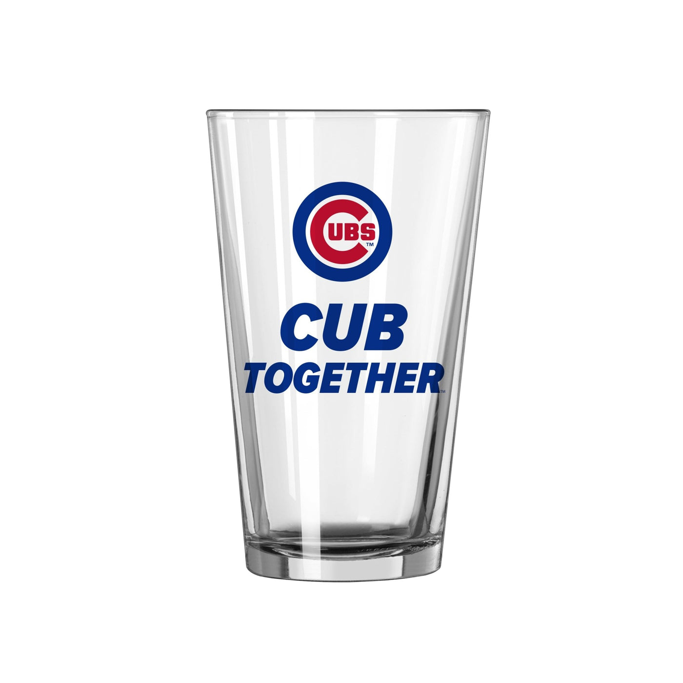 Chicago Cubs 16oz Slogan Pint Glass - Logo Brands