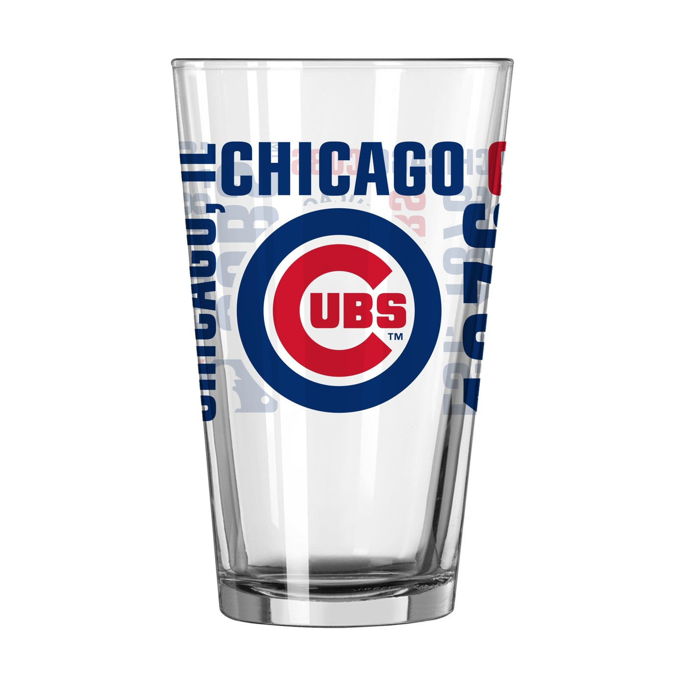 Chicago Cubs 16oz Spirit Pint Glass - Logo Brands