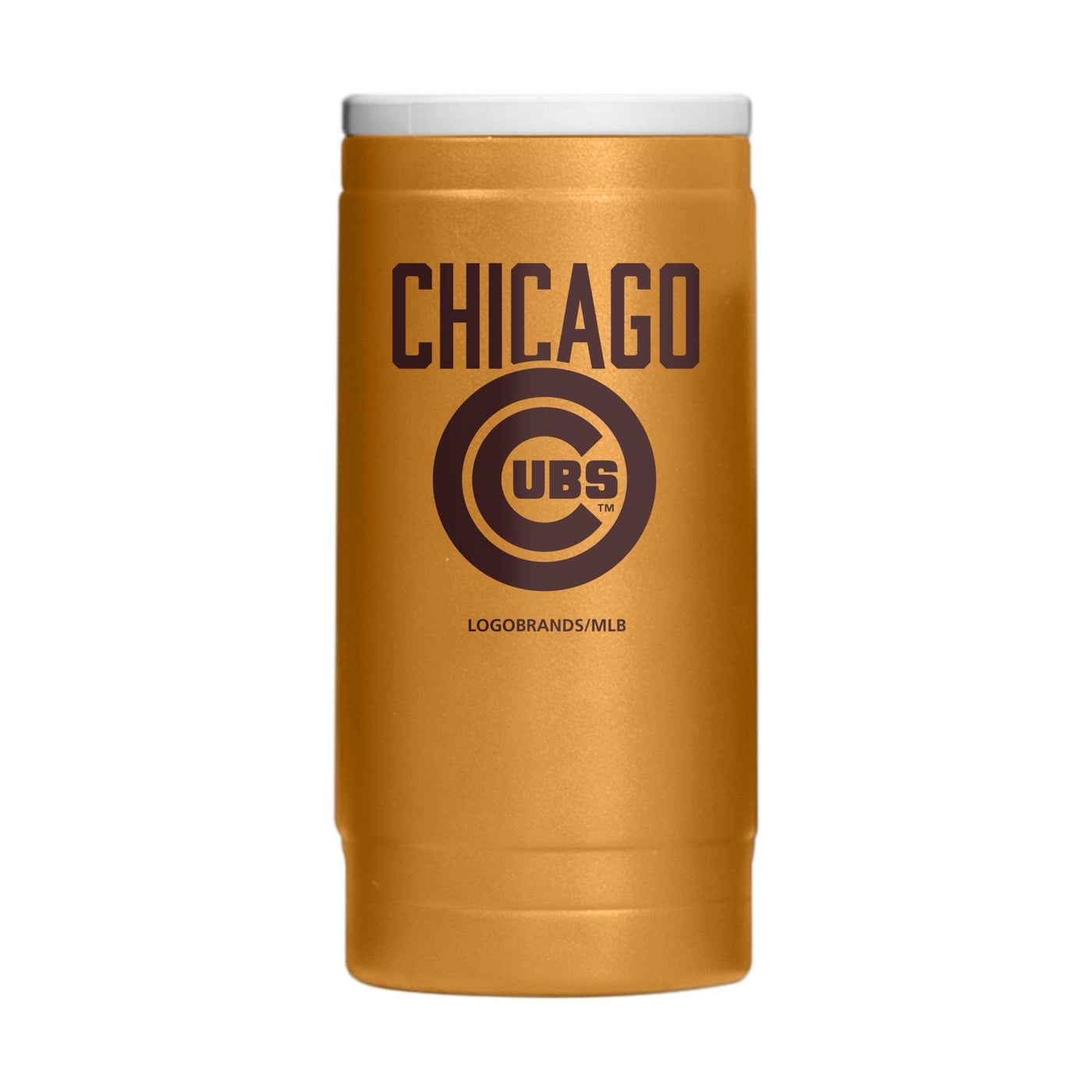 Chicago Cubs Huddle Powder Coat Slim Can Coolie - Logo Brands